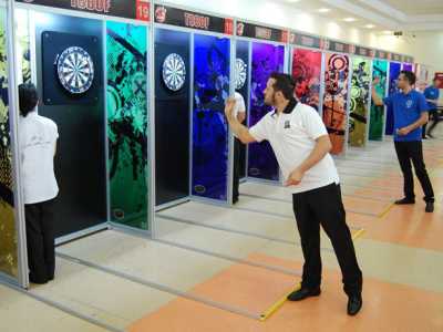Giocatore pronto al tiro durante una gara della Coppa del Mediterraneo 2013 in Turchia